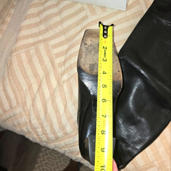 PRADA authentic vintage deepdark brown soft leather over the knee boots Used, 38 - Picture 3 of 16